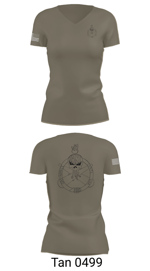Womens Short Sleeve Vneck Shirt, 850th engineer, , Teamtime, Team time, sublimation, custom sports apparel, team uniforms, spirit wear, spiritwear, sports uniforms, custom shirts, team store, custom team store, fundraiser sports, apparel fundraiser