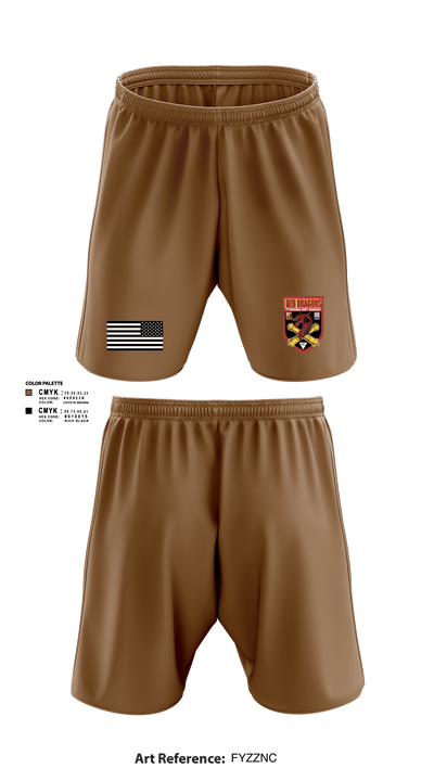 2-306th FAR 32661522 Athletic Shorts With Pockets - 2