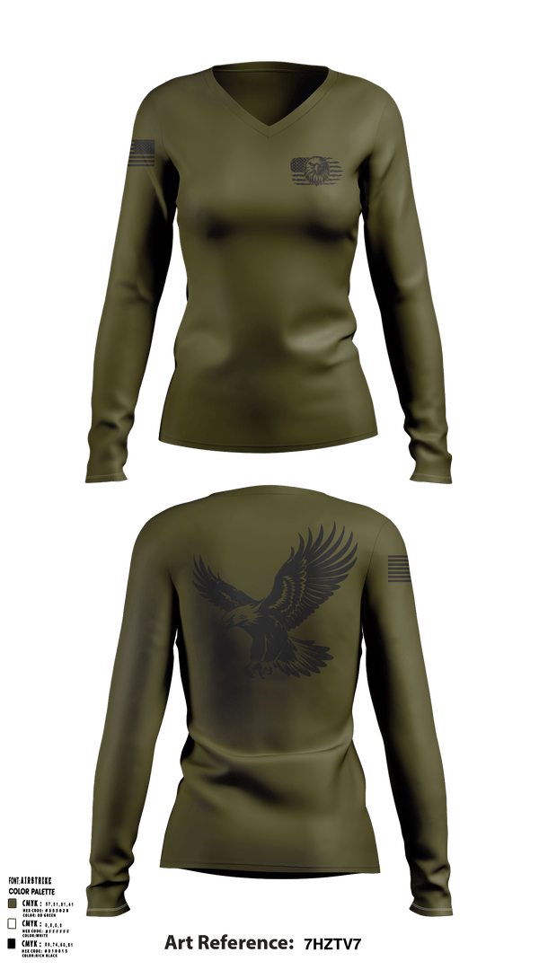 Womens Long Sleeve Vneck Shirt, Eagle Brothers, , Teamtime, Team time, sublimation, custom sports apparel, team uniforms, spirit wear, spiritwear, sports uniforms, custom shirts, team store, custom team store, fundraiser sports, apparel fundraiser