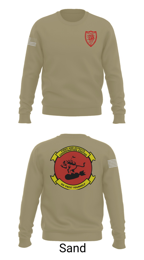 Crew Neck Sweatshirt, III MEF, Marines, Teamtime, Team time, sublimation, custom sports apparel, team uniforms, spirit wear, spiritwear, sports uniforms, custom shirts, team store, custom team store, fundraiser sports, apparel fundraiser