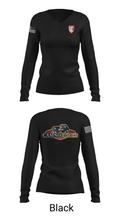 Charlie Battery, 1st Battalion 1st Air Defense Artillery Regiment 30470719 Women's Long Sleeve V-neck Shirt - 37