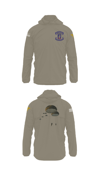 Windbreaker, 173rd Airborne Division, Army, Teamtime, Team time, sublimation, custom sports apparel, team uniforms, spirit wear, spiritwear, sports uniforms, custom shirts, team store, custom team store, fundraiser sports, apparel fundraiser