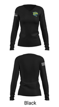 East Peoria Central Junior High School 11215542 Women's Long Sleeve V-neck Shirt - 35