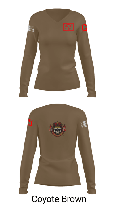 Overlords 20209988 Women's Long Sleeve V-neck Shirt - 17