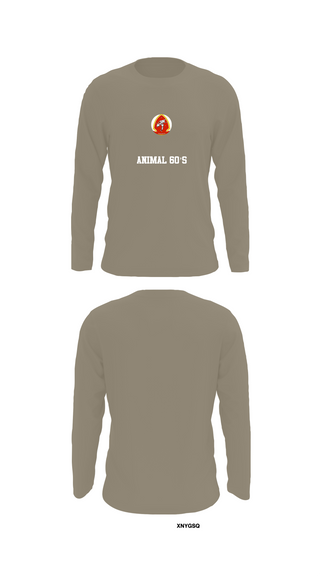Long Sleeve Performance Shirt, Animal 60’s, , Teamtime, Team time, sublimation, custom sports apparel, team uniforms, spirit wear, spiritwear, sports uniforms, custom shirts, team store, custom team store, fundraiser sports, apparel fundraiser