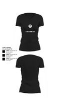a-co 2-2in 3/10 62534223 Women's Short Sleeve V-neck Shirt - 24