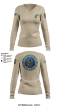 411TH 46316966 Women's Long Sleeve V-neck Shirt - 2