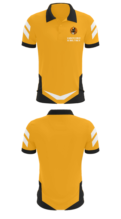 Warwick Warriors 76284872 Short Sleeve Performance Polo - 32