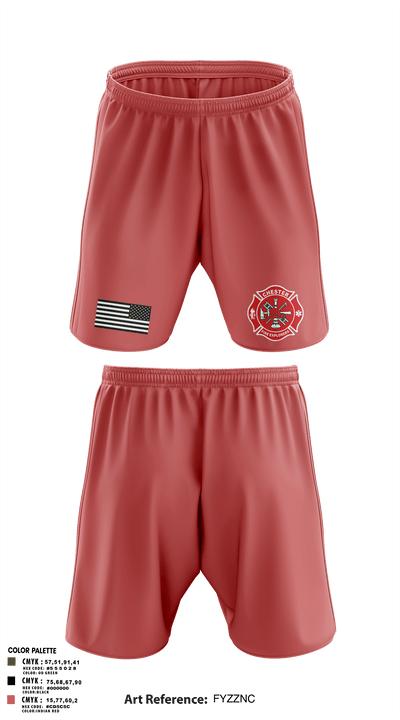 Chester fire explorers 87752590 Athletic Shorts With Pockets - 2