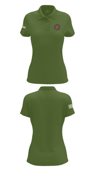Women's Short Sleeve Performance Polo, 189/34th unit, Marines, Teamtime, Team time, sublimation, custom sports apparel, team uniforms, spirit wear, spiritwear, sports uniforms, custom shirts, team store, custom team store, fundraiser sports, apparel fundraiser