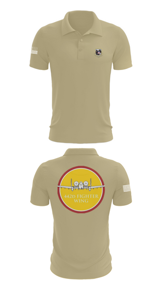 Short Sleeve Performance Polo, 442D FW, , Teamtime, Team time, sublimation, custom sports apparel, team uniforms, spirit wear, spiritwear, sports uniforms, custom shirts, team store, custom team store, fundraiser sports, apparel fundraiser