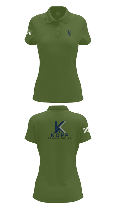 Kopp Renovations 26742282 Women's Short Sleeve Performance Polo  - 25