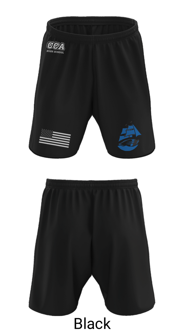 Athletic Shorts With Pockets, Clear Creek-Amana High School Cheer, Cheer, Teamtime, Team time, sublimation, custom sports apparel, team uniforms, spirit wear, spiritwear, sports uniforms, custom shirts, team store, custom team store, fundraiser sports, apparel fundraiser