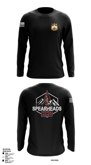 Long Sleeve Performance Shirt, HHD, 627TH Hospital Center, , Teamtime, Team time, sublimation, custom sports apparel, team uniforms, spirit wear, spiritwear, sports uniforms, custom shirts, team store, custom team store, fundraiser sports, apparel fundraiser