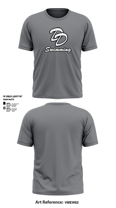 David Douglas High School Swimming 22345168 Short Sleeve Performance Shirt - 5