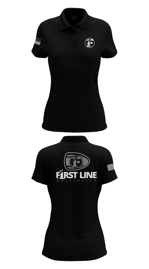 Womens Short Sleeve Performance Polo, First Line Ballistics, , Teamtime, Team time, sublimation, custom sports apparel, team uniforms, spirit wear, spiritwear, sports uniforms, custom shirts, team store, custom team store, fundraiser sports, apparel fundraiser