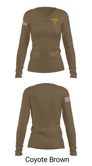 Women's Long Sleeve Vneck Shirt, Physical Therapy, Army, Teamtime, Team time, sublimation, custom sports apparel, team uniforms, spirit wear, spiritwear, sports uniforms, custom shirts, team store, custom team store, fundraiser sports, apparel fundraiser