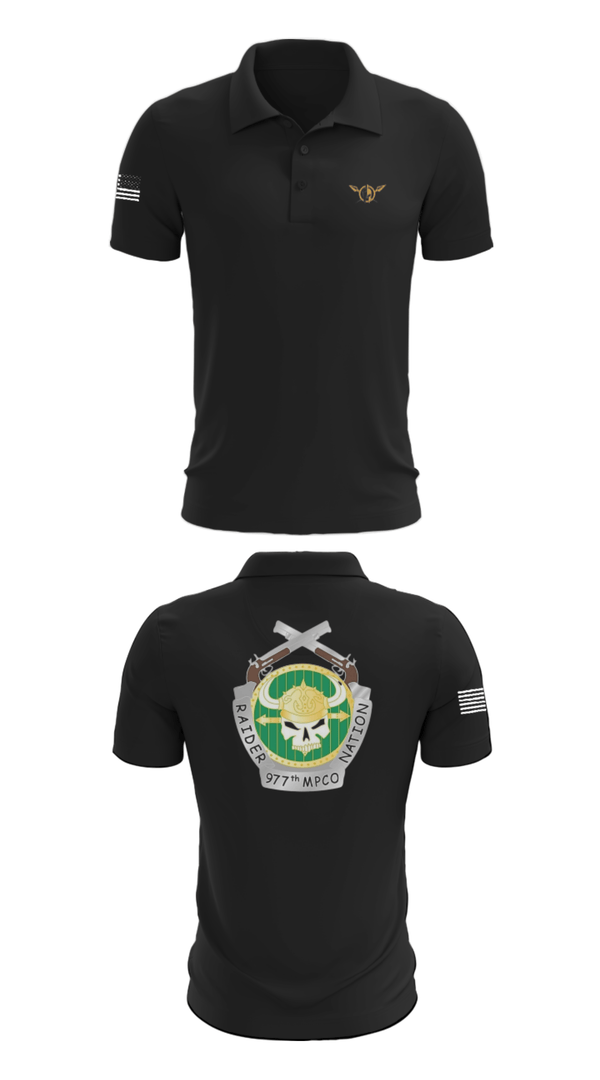 Short Sleeve Performance Polo, 977 MP CO, Army, Teamtime, Team time, sublimation, custom sports apparel, team uniforms, spirit wear, spiritwear, sports uniforms, custom shirts, team store, custom team store, fundraiser sports, apparel fundraiser