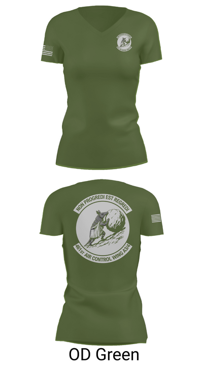 461 ACW A3/4 60764171 Women's Short Sleeve V-neck Shirt - 48
