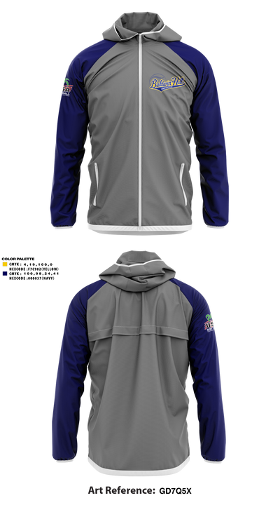 BALDWIN HILLS Softball 1733077 Windbreaker - 3