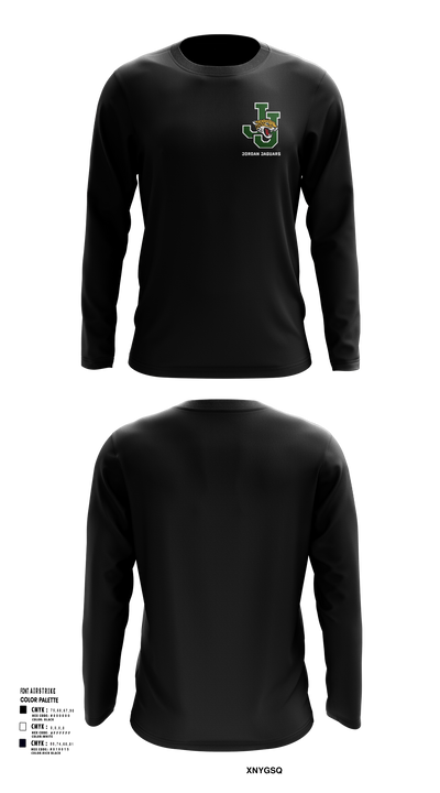 Jordan Jaguars 86972516 Long Sleeve Performance Shirt 127