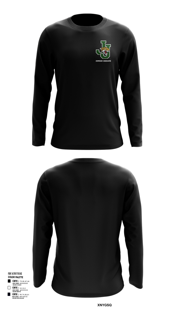 Long Sleeve Performance Shirt, Jordan Jaguars, Spirit Store, Teamtime, Team time, sublimation, custom sports apparel, team uniforms, spirit wear, spiritwear, sports uniforms, custom shirts, team store, custom team store, fundraiser sports, apparel fundraiser