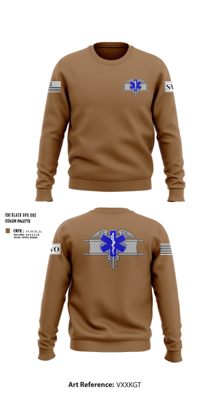 Crew Neck Sweatshirt, 14th MP Co., Army, Teamtime, Team time, sublimation, custom sports apparel, team uniforms, spirit wear, spiritwear, sports uniforms, custom shirts, team store, custom team store, fundraiser sports, apparel fundraiser