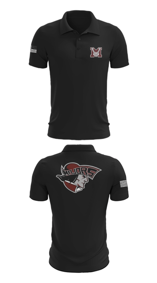 Short Sleeve Performance Polo, Mount vernon, Track & Field, Teamtime, Team time, sublimation, custom sports apparel, team uniforms, spirit wear, spiritwear, sports uniforms, custom shirts, team store, custom team store, fundraiser sports, apparel fundraiser