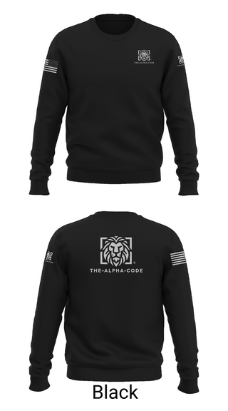 Crew Neck Sweatshirt, The-alpha-code, , Teamtime, Team time, sublimation, custom sports apparel, team uniforms, spirit wear, spiritwear, sports uniforms, custom shirts, team store, custom team store, fundraiser sports, apparel fundraiser