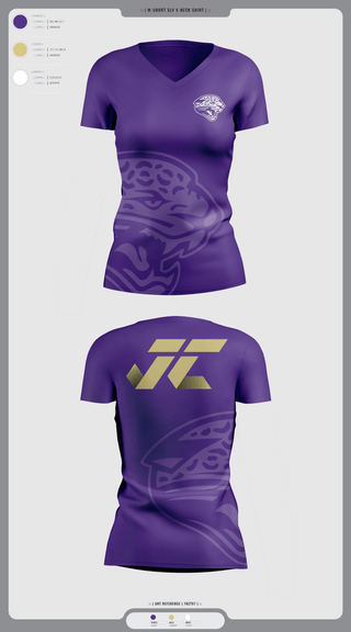 Womens Short Sleeve Vneck Shirt, Jacksonville College Cross Country, Cross Country, Teamtime, Team time, sublimation, custom sports apparel, team uniforms, spirit wear, spiritwear, sports uniforms, custom shirts, team store, custom team store, fundraiser sports, apparel fundraiser