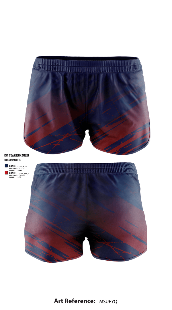 Womens Shorts, Bulldogs, , Teamtime, Team time, sublimation, custom sports apparel, team uniforms, spirit wear, spiritwear, sports uniforms, custom shirts, team store, custom team store, fundraiser sports, apparel fundraiser