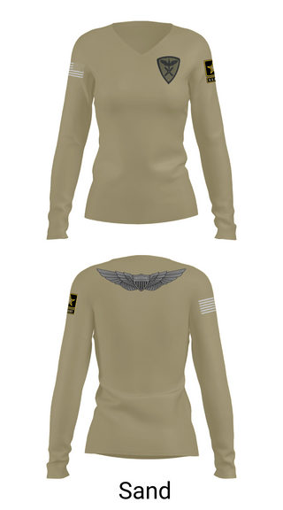 Womens Long Sleeve Vneck Shirt, Aviators, , Teamtime, Team time, sublimation, custom sports apparel, team uniforms, spirit wear, spiritwear, sports uniforms, custom shirts, team store, custom team store, fundraiser sports, apparel fundraiser