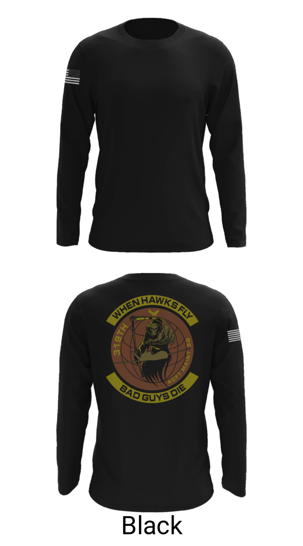 Long Sleeve Performance Shirt, 319th Maintenance Squadron, Air Force, Teamtime, Team time, sublimation, custom sports apparel, team uniforms, spirit wear, spiritwear, sports uniforms, custom shirts, team store, custom team store, fundraiser sports, apparel fundraiser