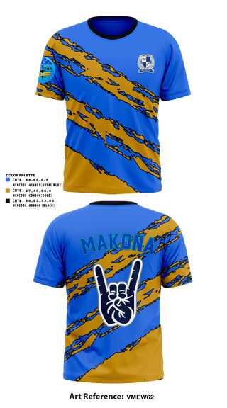 Short Sleeve Performance Shirt, MAKONA Fraternity, E-Sports, Teamtime, Team time, sublimation, custom sports apparel, team uniforms, spirit wear, spiritwear, sports uniforms, custom shirts, team store, custom team store, fundraiser sports, apparel fundraiser