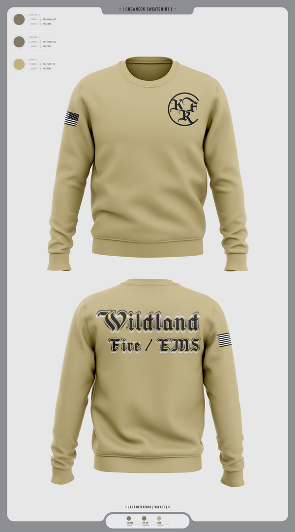 Crew Neck Sweatshirt, Knight Fire, , Teamtime, Team time, sublimation, custom sports apparel, team uniforms, spirit wear, spiritwear, sports uniforms, custom shirts, team store, custom team store, fundraiser sports, apparel fundraiser