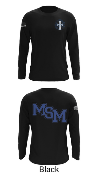 Long Sleeve Performance Shirt, Mount St. Mary Catholic School Cross Country, Cross Country, Teamtime, Team time, sublimation, custom sports apparel, team uniforms, spirit wear, spiritwear, sports uniforms, custom shirts, team store, custom team store, fundraiser sports, apparel fundraiser