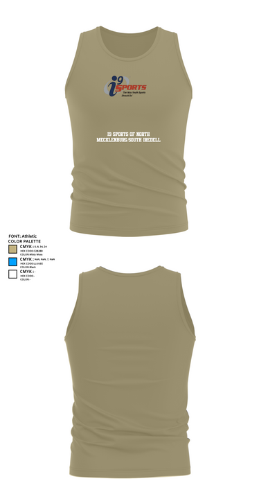 i9 Sports of North Mecklenburg/South Iredell 39583391 Tank Top - 39