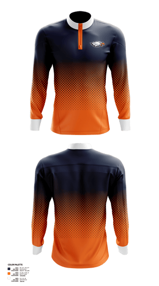 Quarter Zip Jacket, Clarke County High School Basketball, Men's Basketball, Teamtime, Team time, sublimation, custom sports apparel, team uniforms, spirit wear, spiritwear, sports uniforms, custom shirts, team store, custom team store, fundraiser sports, apparel fundraiser