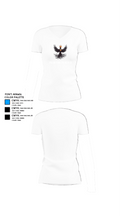 Phantom Phoenix 51318306 Women's Short Sleeve V-neck Shirt - 18