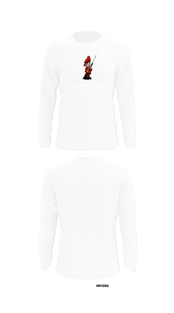 Long Sleeve Performance Shirt, Perkins County Junior High School Football, Football, Teamtime, Team time, sublimation, custom sports apparel, team uniforms, spirit wear, spiritwear, sports uniforms, custom shirts, team store, custom team store, fundraiser sports, apparel fundraiser