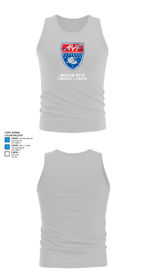 Tank Top, American Youth Football & Cheer, Football, Teamtime, Team time, sublimation, custom sports apparel, team uniforms, spirit wear, spiritwear, sports uniforms, custom shirts, team store, custom team store, fundraiser sports, apparel fundraiser