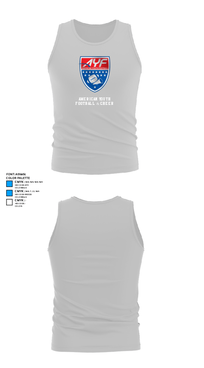 American Youth Football & Cheer 12782667 Tank Top - 13