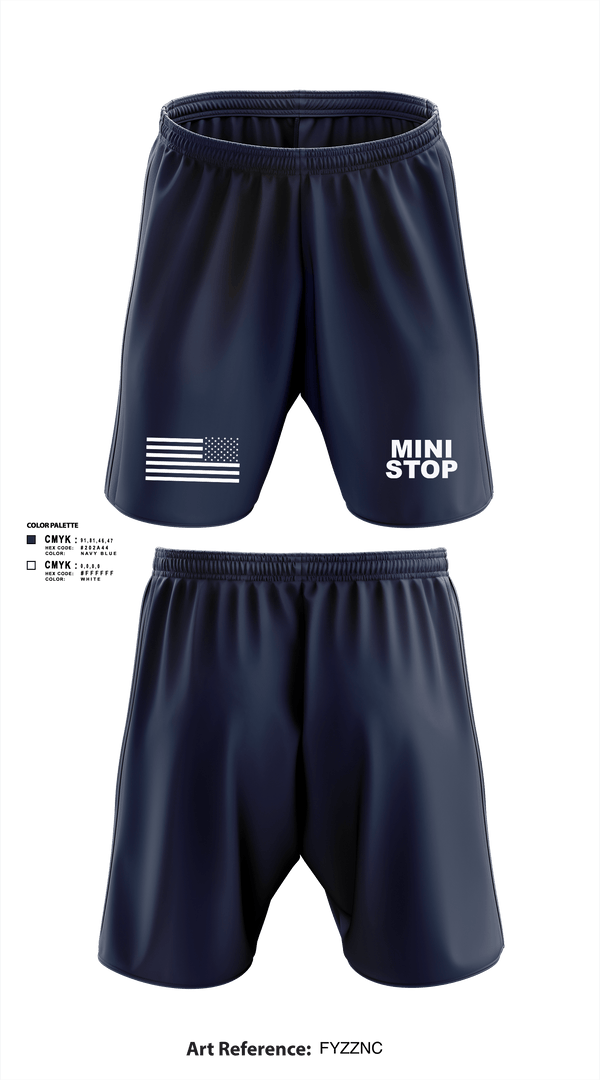 Athletic Shorts With Pockets, Mini stop, , Teamtime, Team time, sublimation, custom sports apparel, team uniforms, spirit wear, spiritwear, sports uniforms, custom shirts, team store, custom team store, fundraiser sports, apparel fundraiser