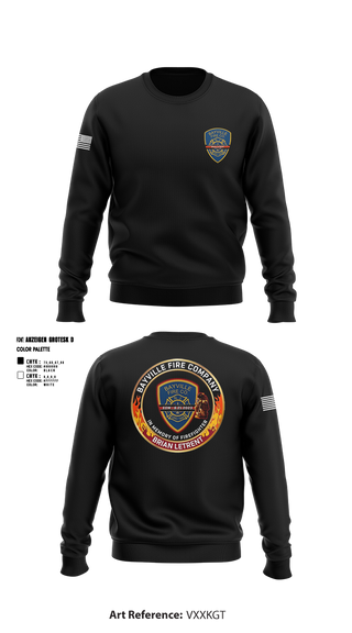 Crew Neck Sweatshirt, BVFC, Fire Department, Teamtime, Team time, sublimation, custom sports apparel, team uniforms, spirit wear, spiritwear, sports uniforms, custom shirts, team store, custom team store, fundraiser sports, apparel fundraiser