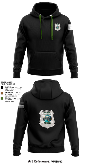 Hoodie, Peoples Protection Agency, LLC, , Teamtime, Team time, sublimation, custom sports apparel, team uniforms, spirit wear, spiritwear, sports uniforms, custom shirts, team store, custom team store, fundraiser sports, apparel fundraiser
