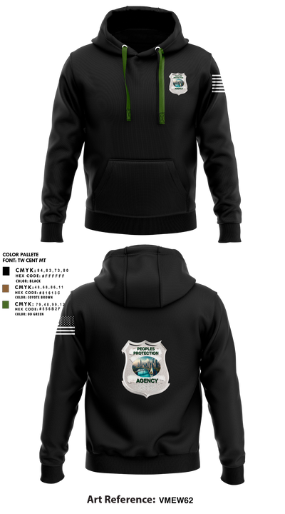 Peoples Protection Agency, LLC 33434129 Hoodie - 25