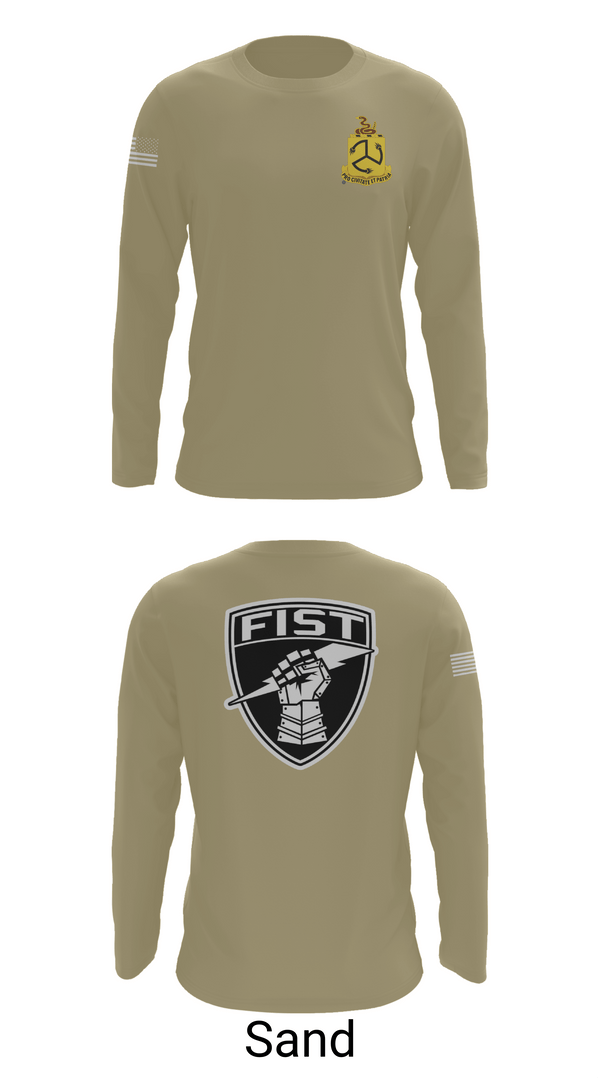 Long Sleeve Performance Shirt, 1-200 Infantry, National Guard, Teamtime, Team time, sublimation, custom sports apparel, team uniforms, spirit wear, spiritwear, sports uniforms, custom shirts, team store, custom team store, fundraiser sports, apparel fundraiser