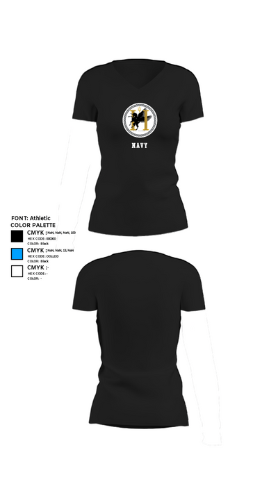TCC2 37454009 Women's Short Sleeve V-neck Shirt - 23