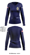 undefined Women's Long Sleeve V-neck Shirt - 4