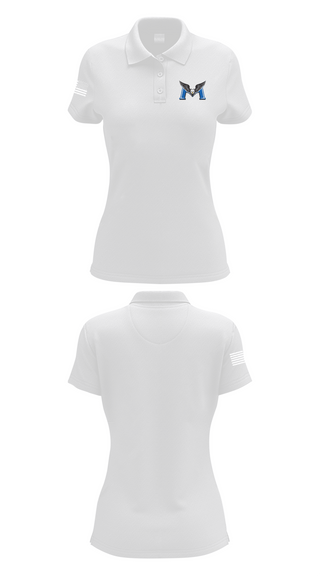 Womens Short Sleeve Performance Polo, R.E. Mountain Secondary School, Spirit Store, Teamtime, Team time, sublimation, custom sports apparel, team uniforms, spirit wear, spiritwear, sports uniforms, custom shirts, team store, custom team store, fundraiser sports, apparel fundraiser